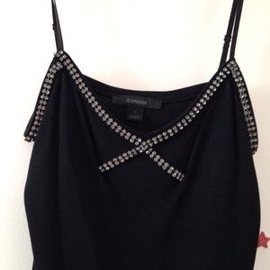 Express rhinestone tank